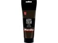 M.Acryl Color sötét barna 045 225ml